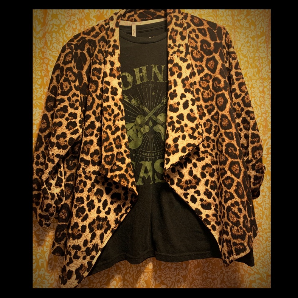 MOA Leopard Print Blazer